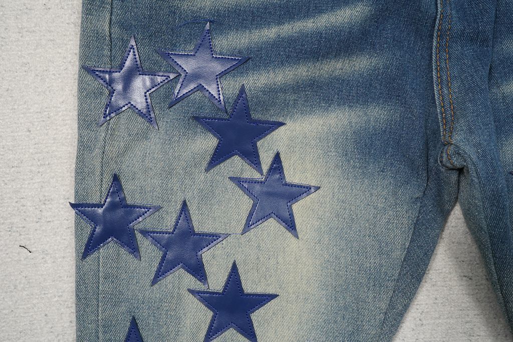 AMIRI BLUE STARS BLUE JEANS