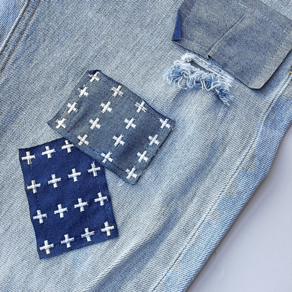 KSUBI BLUE RIPPED JEANS WM35