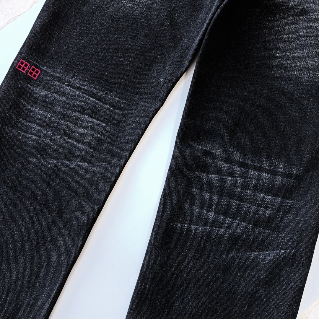 KSUBI RED LOGO JEANS WM39
