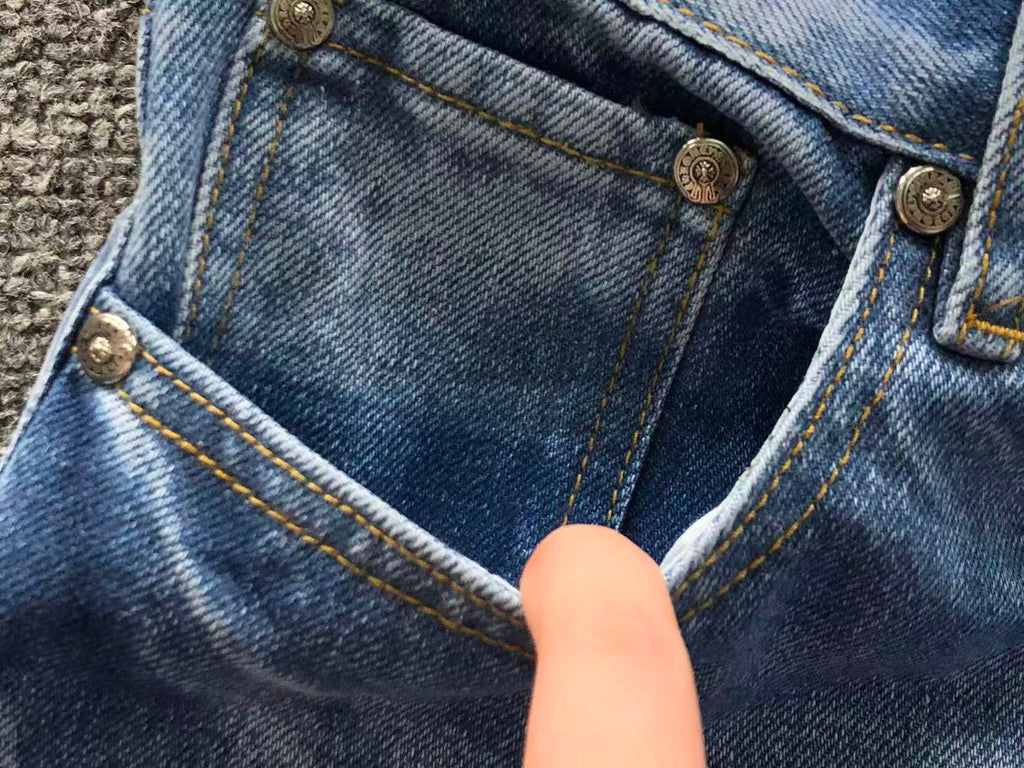 CHROME BLUE JEANS PINK CROSS