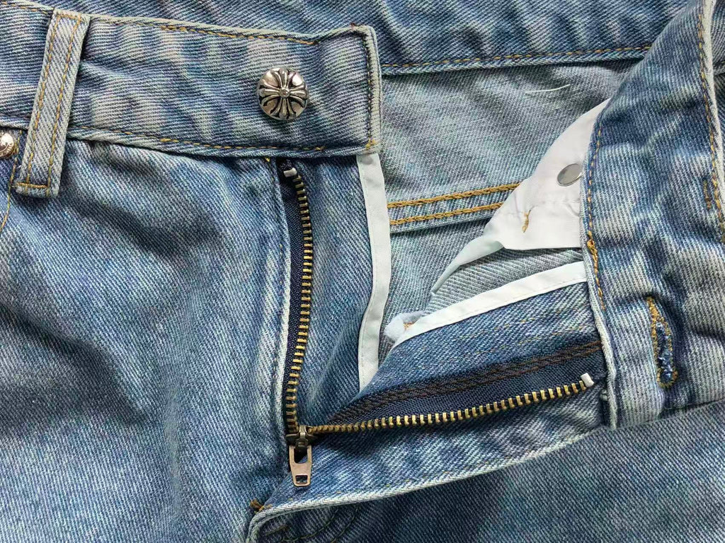 CHROME OG BLUE JEANS BLACK CROSS