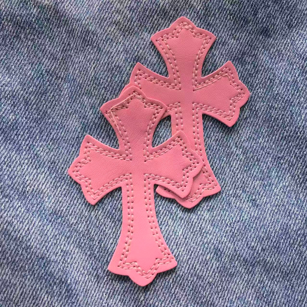 CHROME BLUE JEANS PINK CROSS