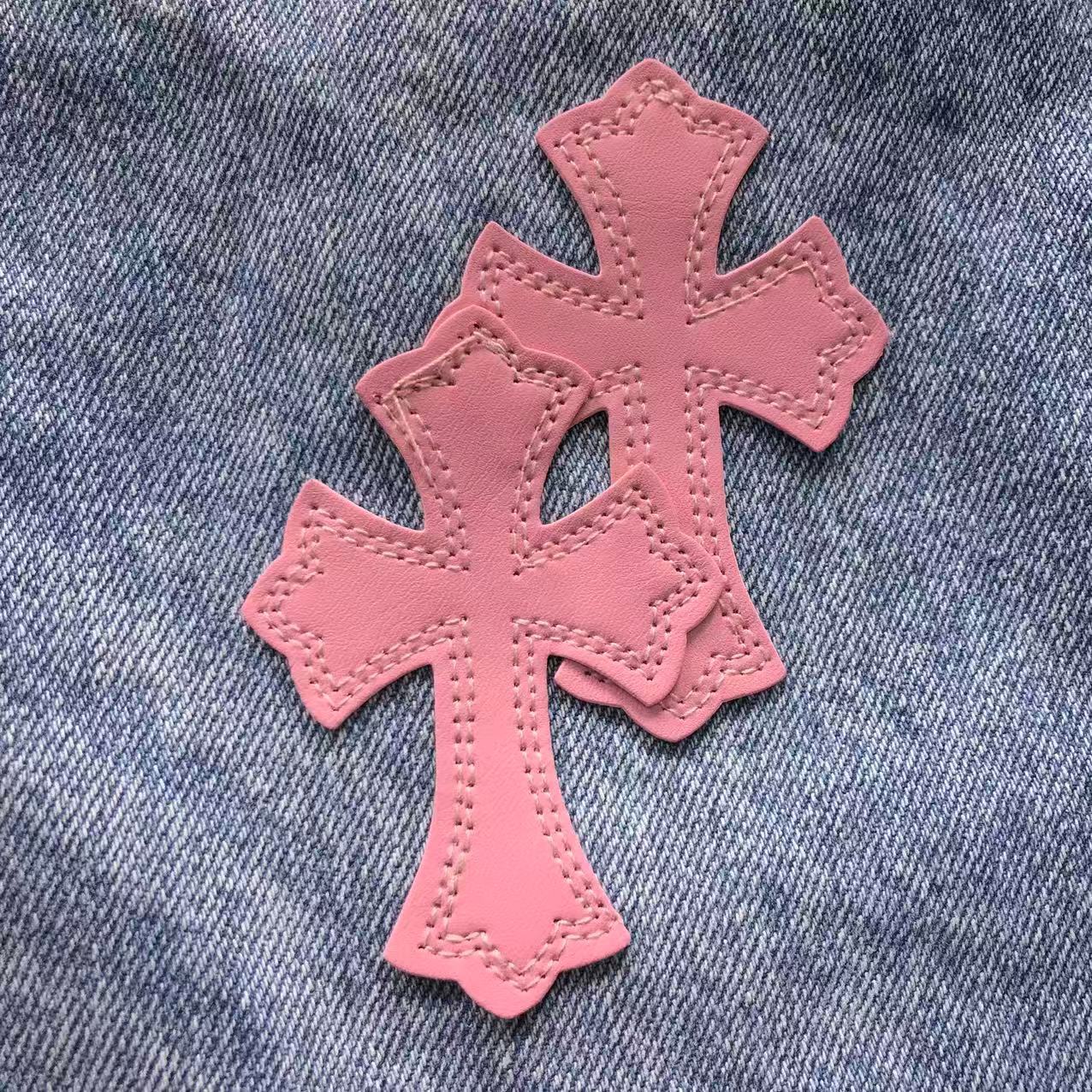 CHROME BLUE JEANS PINK CROSS