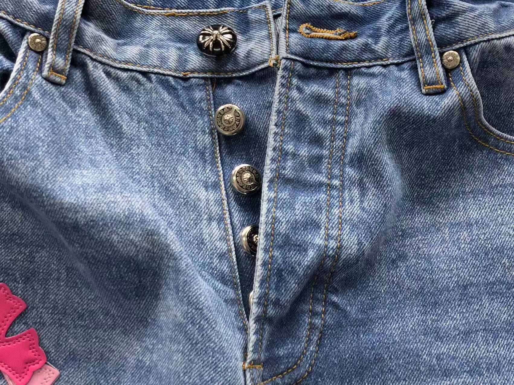 CHROME BLUE JEANS PINK CROSS