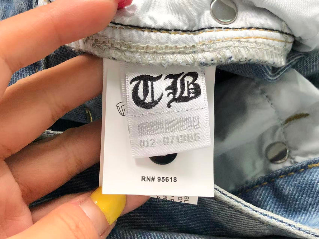 CHROME OG BLUE JEANS BLACK CROSS