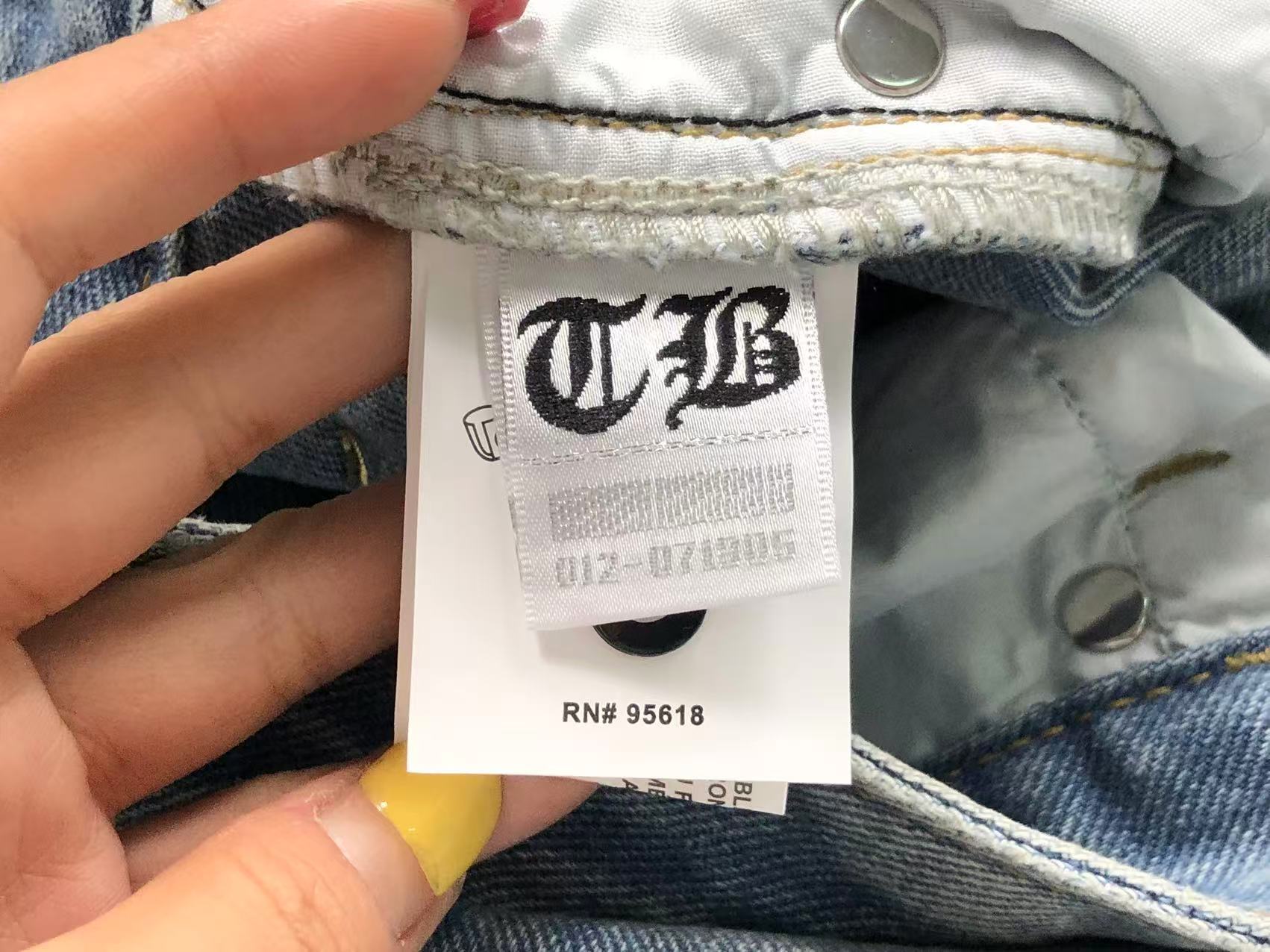 CHROME OG BLUE JEANS BLACK CROSS