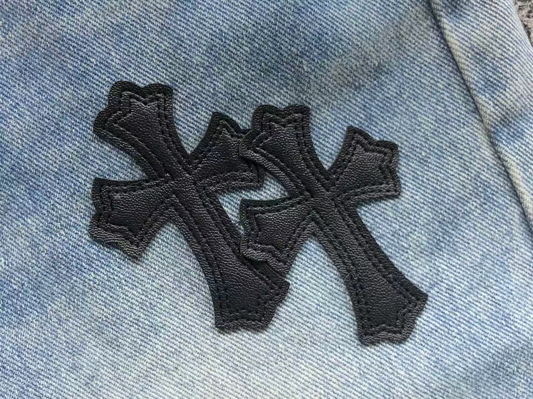 CHROME OG BLUE JEANS BLACK CROSS