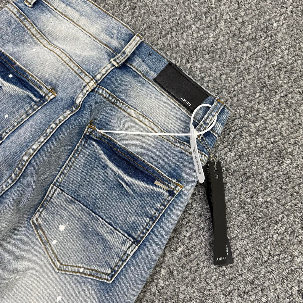 AMIRI BLUE BADGES JEANS