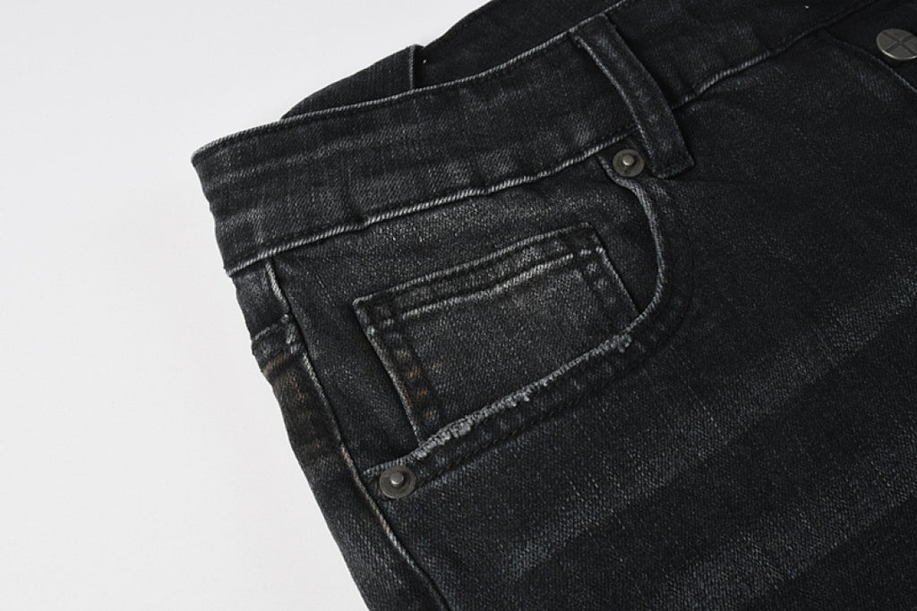 KSUBI BLACK RED WRITTING JEANS K54