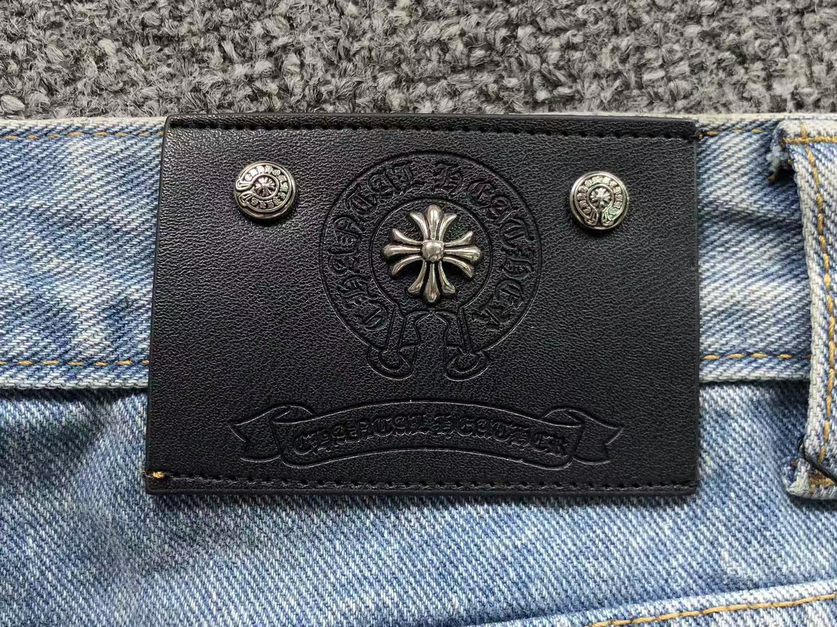 CHROME OG BLUE JEANS BLACK CROSS