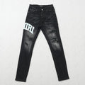 AMIRI DOUBLE BLACK TURQUOISE