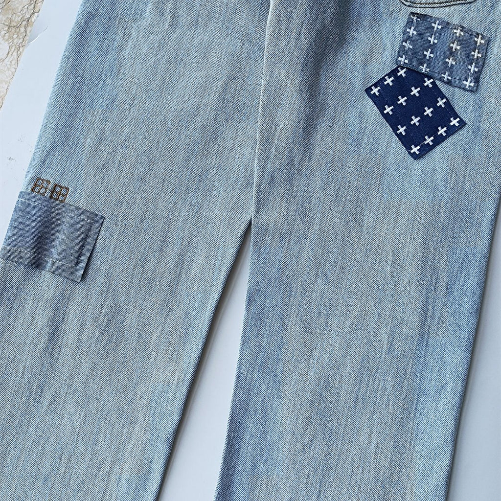 KSUBI BLUE RIPPED JEANS WM35