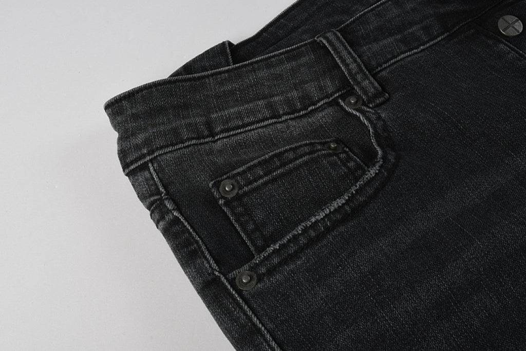 KSUBI BLACK JEANS LOGO K56