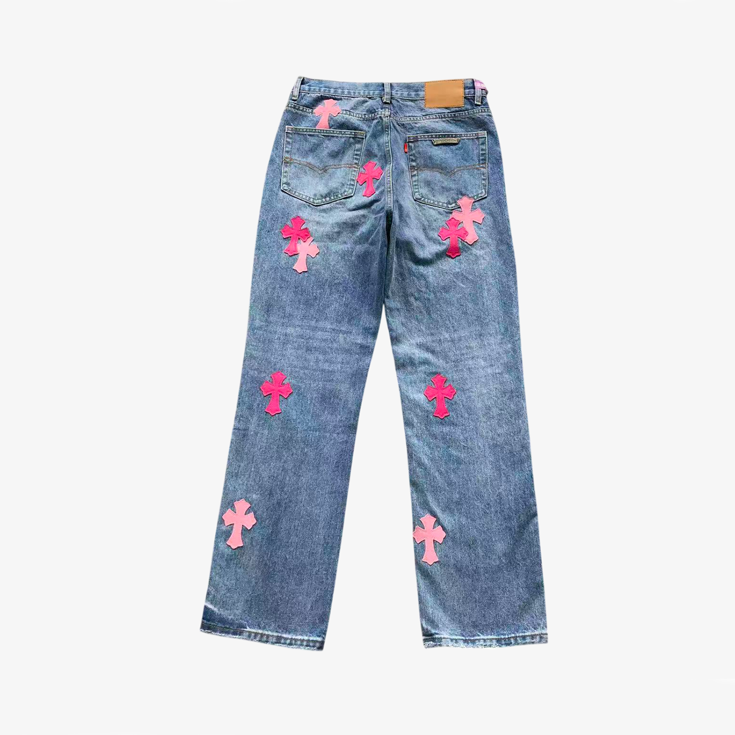 CHROME BLUE JEANS PINK CROSS
