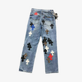 CHROME BLUE JEANS MULTI COLRO CROSS