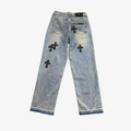CHROME OG BLUE JEANS BLACK CROSS