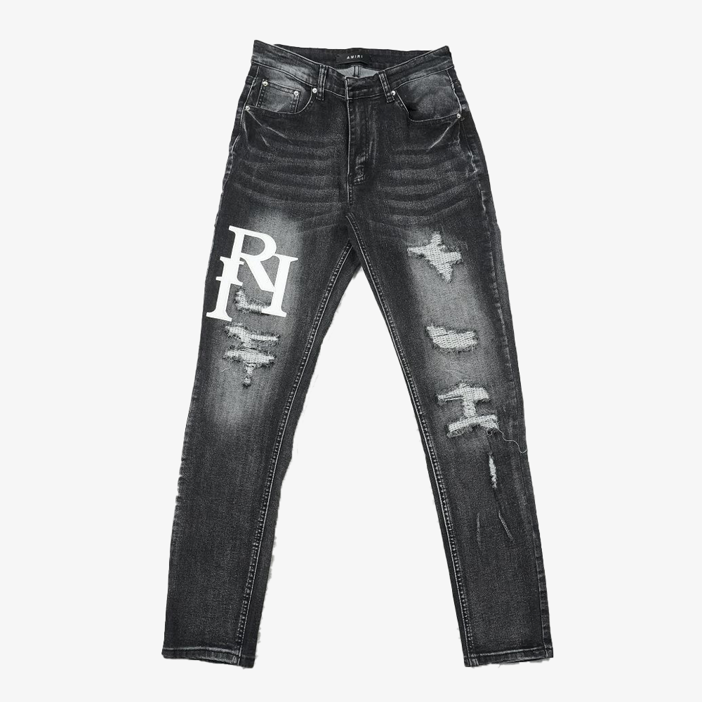 AMIRI BLACK WITH WHITE WRITTING