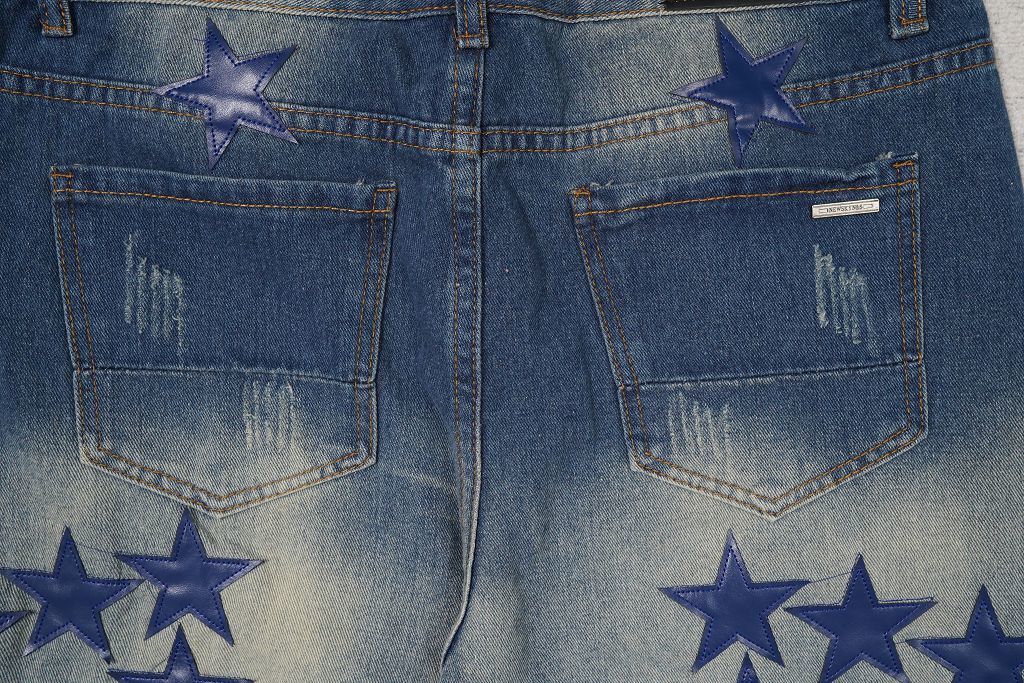 AMIRI BLUE STARS BLUE JEANS