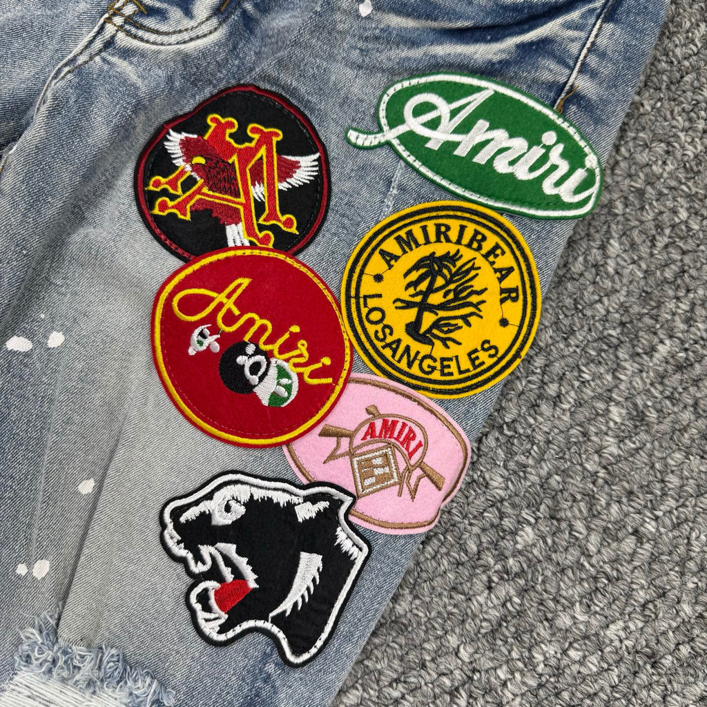 AMIRI BLUE BADGES JEANS