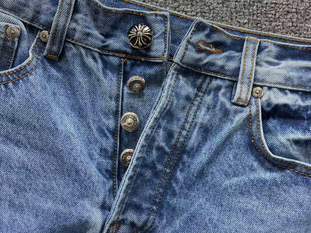 CHROME BLUE JEANS MULTI COLRO CROSS