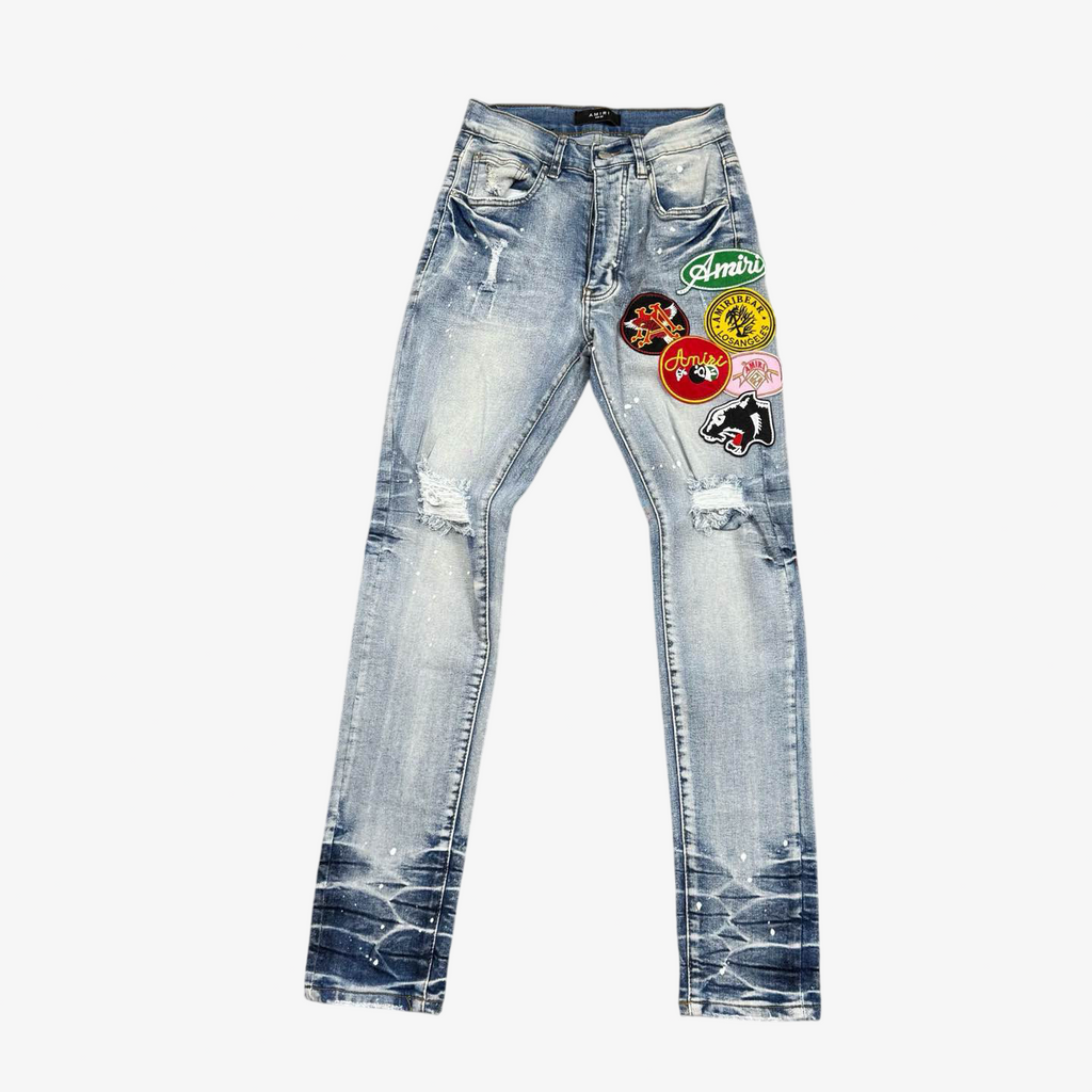 AMIRI BLUE BADGES JEANS